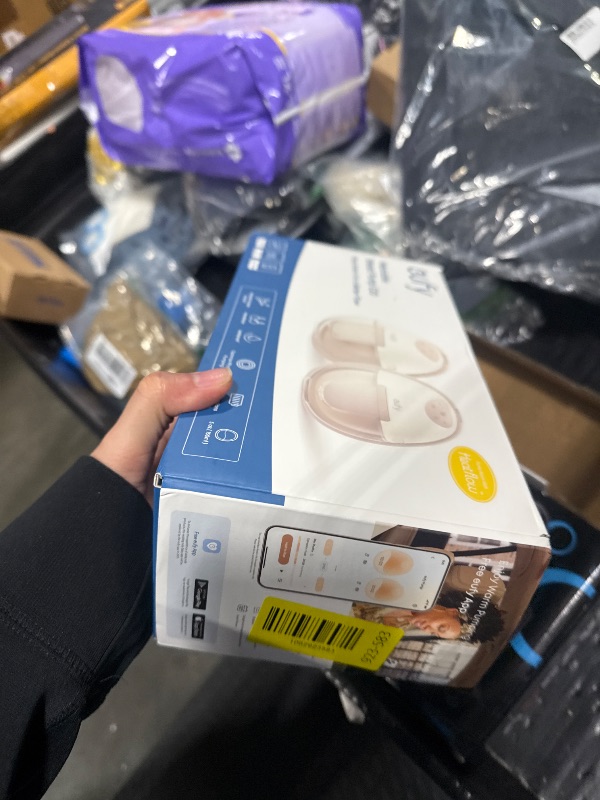 Photo 1 of ****MISSING PARTS****** eufy Security Heated Breast Pump Hands-Free E20, Wearable with Innovative HeatFlow, 3 Heat Levels, Optimized Rhythm via App, Hospital-Grade Suction, Leakproof, Ultra-Slim and Quiet for in-Bra Use