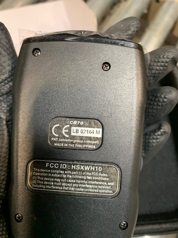 Photo 1 of ** Comes in a different box.** Whistler CR70 High Performance Laser Radar Detector: 360 Degree Protection, Bilingual Voice Alerts, and Internal GPS , Black