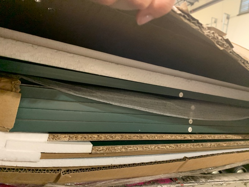 Photo 1 of **1 NIGHT STAND** May in Color Large Green Fluted 3 Drawer Dresser Set of 2, Chest of Drawers with Ball Bearing Slide Modern 30 inch Tall Wood Nightstand with Spacious Storage for Bedroom Hallway Living Room Entryway