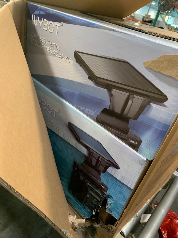 Photo 1 of (2025 Upgrade) WYBOT S2 Solar Robotic Pool Cleaner, Dual Charging Modes, Auto-Return Charging, Enhanced Scheduled & Area Cleaning, 3D Adsorption System, App Support, In-Ground Pools up to 3,229 Sq.Ft