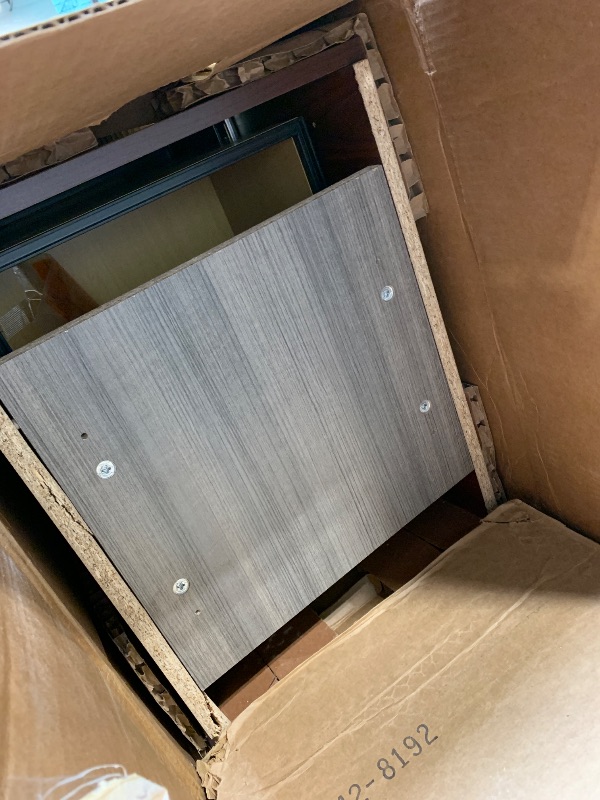 Photo 1 of HON MOD Executive Office Desk with Drawers, Modern Computer Desk with Double Pedestals, Home Office, 72" W, Mahogany