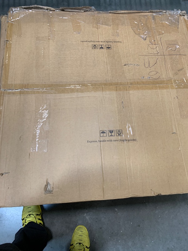 Photo 1 of Benkut 9 Rings Modern LED Chandelier Gold Dimmable Large Foyer Chandeliers Entryway High Ceiling for Staircase, High Ceiling Pendant Lights for Entryway Living Room, 3000K-6500K CCT