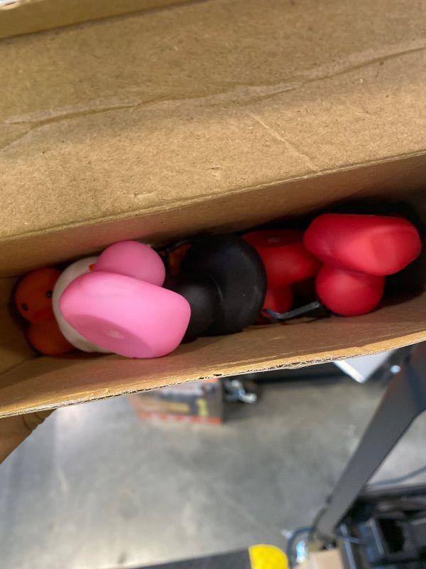 Photo 1 of *MISSING PARTS UNKNOWN*
Hoemwarm 24 Set Mini Rubber Ducks with Sunglasses, Tiny Bath Rubber Ducks Bulk for Car Dashboard Decorations Cruise Birthday Party Favors (Multicolor)