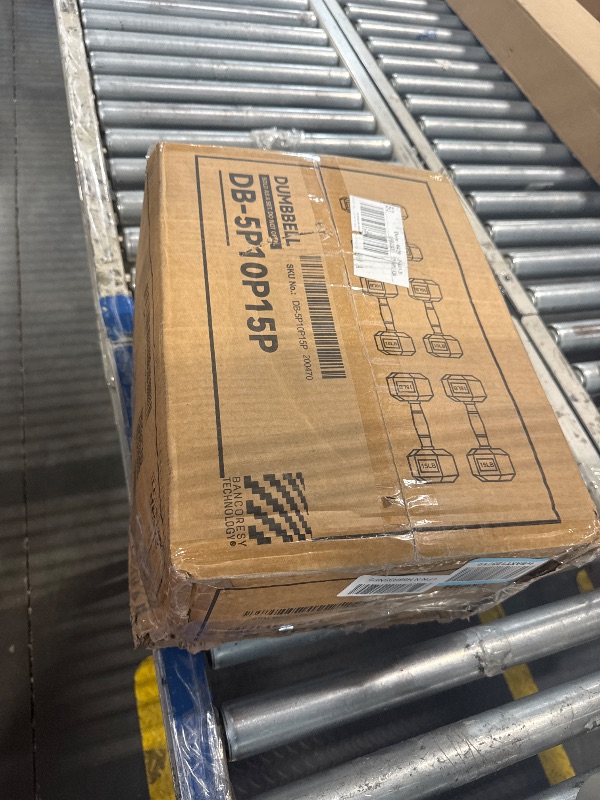 Photo 1 of ***PARTIAL SET***Fitvids Dumbbell Set with Rack – Dumbbell + A-Rack: 150LBS Set – Black