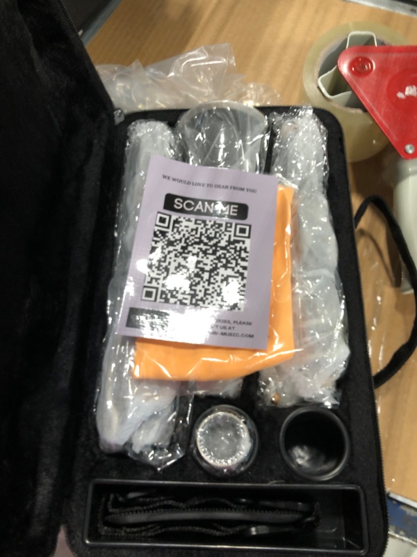 Photo 1 of ////factory closed/////GKW B Flat Clarinet for Beginners – Bb Student & Intermediate Instrument, Clear Sound, Easy Maintenance, Complete Set with Case, Ideal for School Band