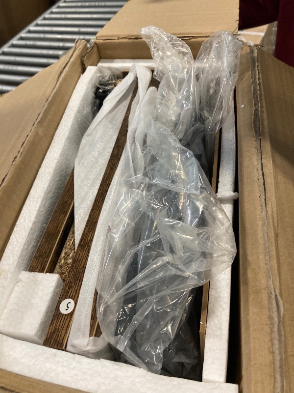 Photo 1 of ***SIMILAR ITEM*** Aibiju Small Table Stand with Drawers, Multi-Functional Side & Printer Accent Table with Storage Shelf, Rustic Brown YD-TM156H