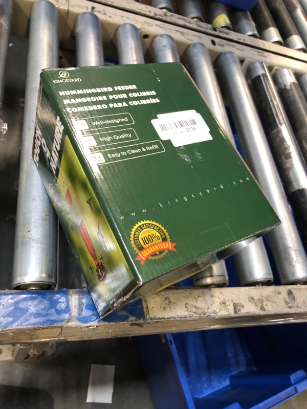 Photo 1 of *USED*
Kingsyard Glass Hummingbird Feeders for Outdoors, 24 oz Hummingbird Nectar Feeder for Garden Decorations with 6 Feeding Ports, Ant Moat Included, Gifts for Women Mom, Easy to Clean & Refill, Red