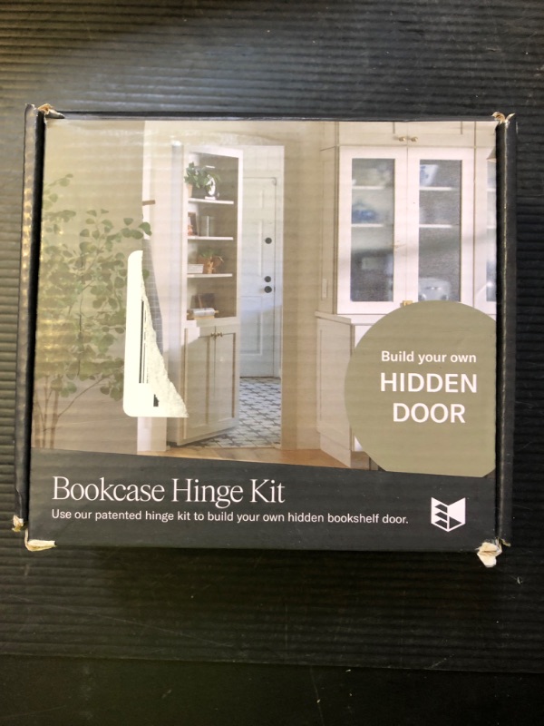 Photo 1 of MURPHY DOOR Hidden Hinge Hardware - Easy DIY Hidden Door System, Heavy Duty Swinging Door Hinge for Secret Door or Hidden Door Bookcase, Up to 300 lbs