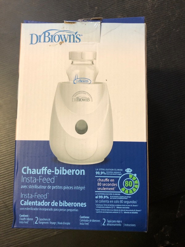 Photo 1 of Dr. Brown's Insta-Feed Baby Bottle Warmer and Sterilizer for Baby Bottles and Baby Food Jars