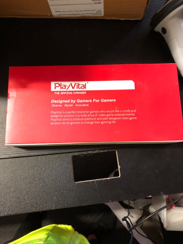 Photo 1 of playvital for Switch 2 Beyond-Grip Protective Case, Interchangeable FPS/Omni Ergonomic Grips + Military-Grade Drop Dockable Cover + 2 Joystick Caps for Nintendo Switch 2 (Black)