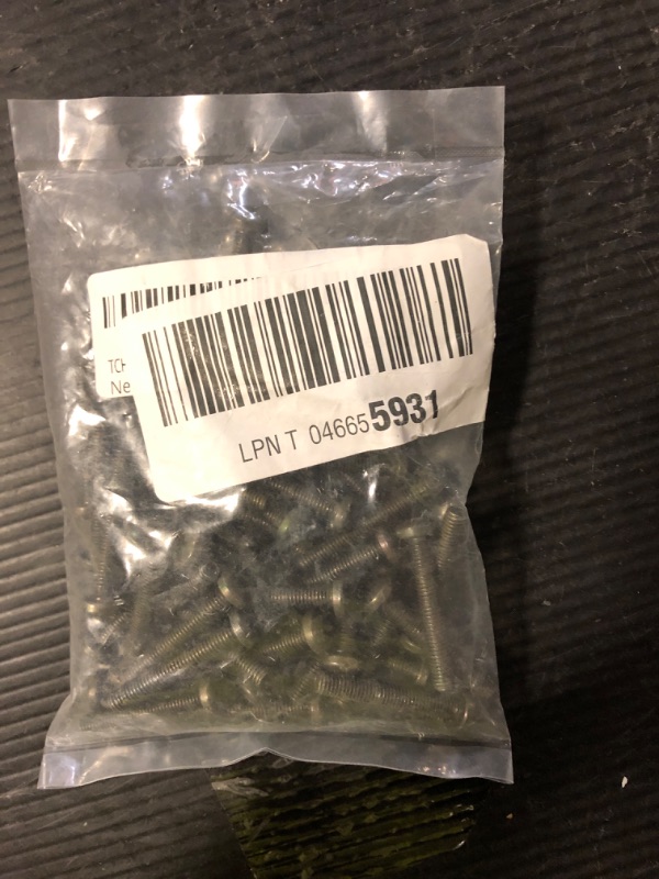 Photo 1 of TCH Hardware 50 Pack Steel Rack Mount Screws 10-32 x 1-1/4" Pan Head - Phillips & Flat Drive