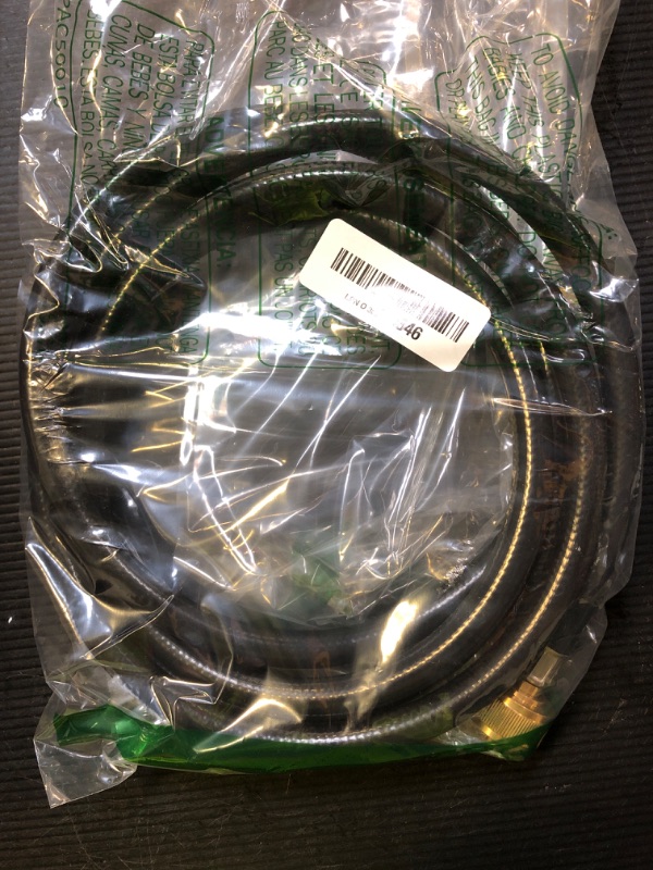 Photo 1 of Flame King 8-Ft Propane Hose Adapter Extension to Connect Appliances to RV's Propane Supply, 1-LB Cylinders, or Distribution Tree, Great for Camping and RVing