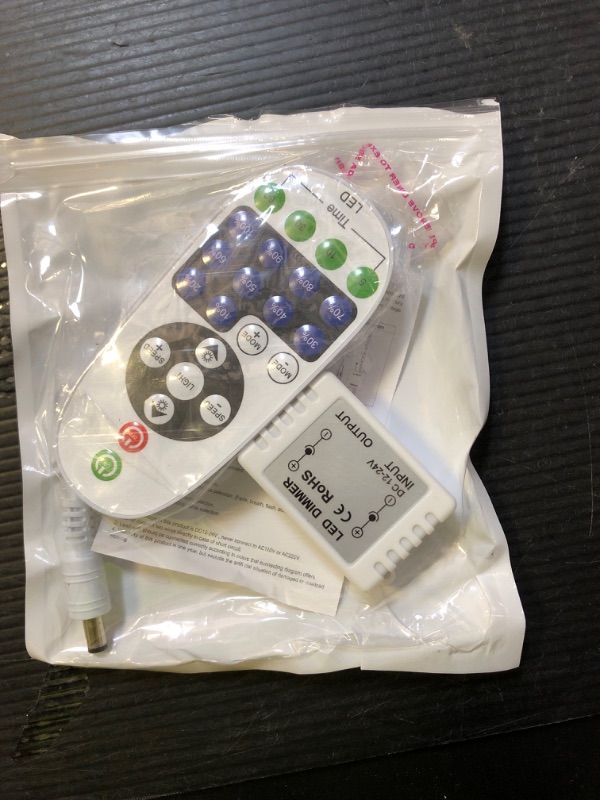 Photo 1 of Remote Controller for Single Color LED Strip Lights and Neon Sign, DC 12-24V Dimmable LED Light Controller with Dynamic Effect Mode for LED Ribbon, Suitable for Home, Cabinet, Strip Lights, Neon Signs