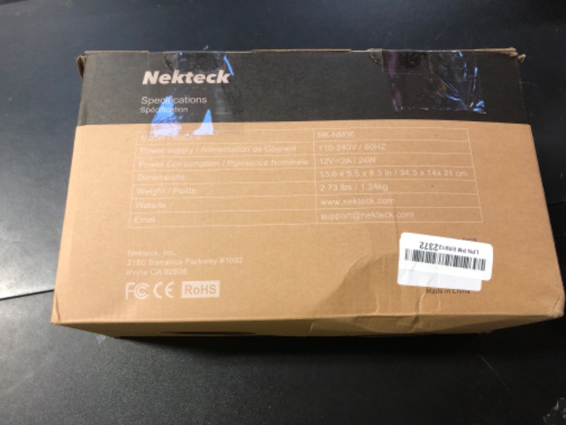 Photo 1 of Nekteck Shiatsu Neck and Back Massager with Soothing Heat, Shoulder Massager for Pain Relief Deep Tissue, Electric 3D Kneading Massage Tools for Leg Body Muscle, Corded Power, Gifts for Him Her