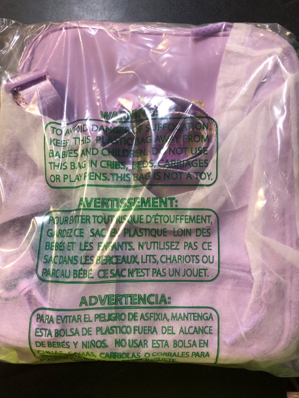 Photo 1 of CLOUDWINGS Initial Insulated Lunch Bag for Girls Kids, Back to School Gift, Reusable Leak-proof Lunch Box with Adjustable Strap for School Daycare Travel Picnic (Purple,N)
