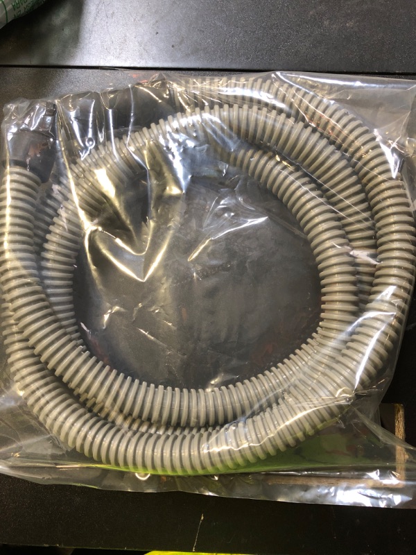 Photo 1 of JUWO Universal Dishwasher Drain Hose, 6 FT Dishwasher Hose Drain Corrugated and Flexible Replacement Drain Hose with Clamps, Discharge Hose Fits 5/8", 3/4", 1" Dishwasher End