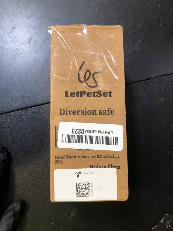 Photo 1 of Barbasol Diversion Safe Stash Can with Food Grade Smell Proof Bag with Hidden Compartment for Keys, Cash and Valuables (11oz Travel Size)