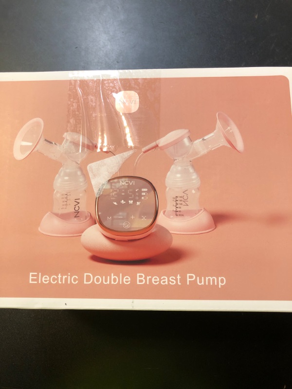 Photo 1 of NCVI Electric Breast Pump 8782, Portable Hospital-Grade Double Pump with 4 Modes & 9 Levels, Anti-Backflow, Rechargeable Quiet Breastfeeding Pump for Efficient Comfortable Use at Home, Work or Travel