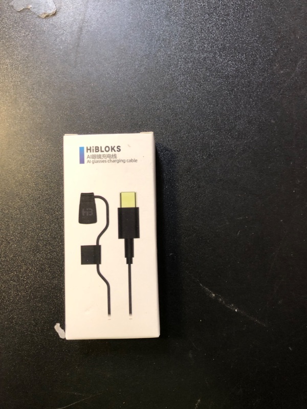 Photo 1 of Hibloks Charging Cable for Ray-Ban Meta Wayfarer/Skyler/Headliner & Oakley Meta HSTN Smart Glasses Accessories, 3.9ft Type-C Charging While Using, Portable for Travel/Phone/Laptop/Power Bank Charging