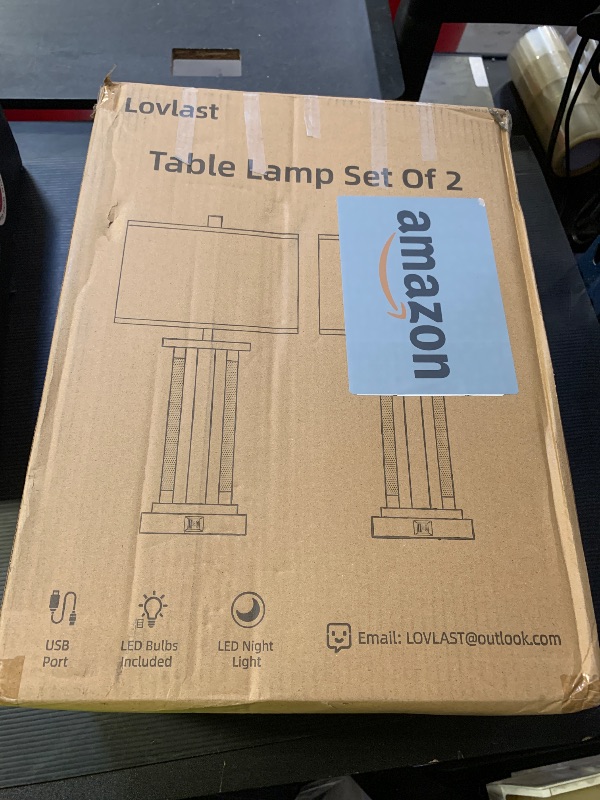 Photo 1 of Gold Lamps Set of 2, 3-Way Lighting Modes Bedside Lamps for Nightstand, Bedroom Table Lamps with USB Charging Port & Type C, 23" Gold Table Lamp for Living Room, 2 Bulbs Included