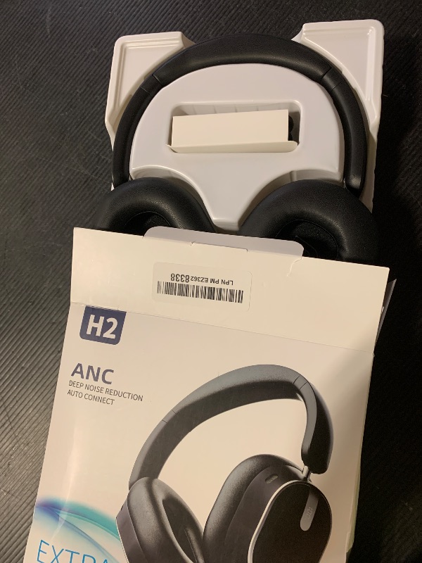 Photo 1 of MMWOWARTS Hybrid Active Noise Cancelling Bluetooth Headphones, Over Ear Wireless Headphones with 60H Playtime, Hi-Res Audio, Deep Bass, Memory Foam Ear Cups for Home Office Travel