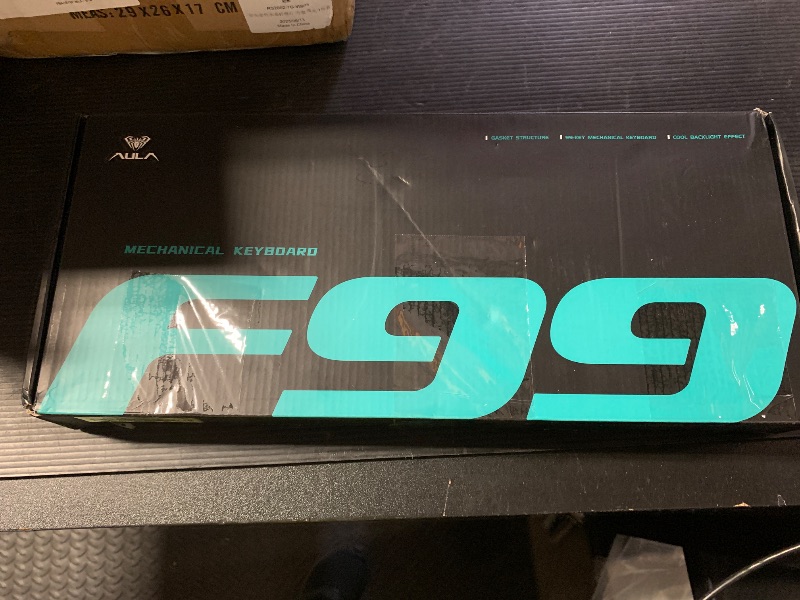 Photo 1 of AULA F99 Wireless Mechanical Keyboard,Tri-Mode BT5.0/2.4GHz/USB-C Hot Swappable Custom Keyboard,Pre-lubed Linear Switches,Gasket Structure,RGB Backlit Gaming Keyboard for PC/Tablet/Xbox/PS4/PS5