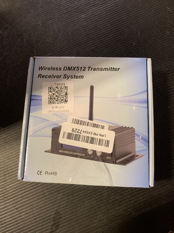 Photo 1 of LIXADA DMX512 2.4G Wireless Controller Transmitter Receiver Adjustable Repeater Lighting Controller LCD Display Power 35 Groups ID Coding for Party DJ Show Club LED Stage Disco KTV Stage Light
