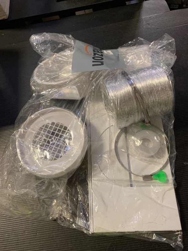 Photo 1 of 90 Degree Dryer Vent Connector Kit with Dryer Hose, Space Saving Dryer Vent Elbow for 4 Inch Tubes, Clothes Dryer Vent Connector Elbow Kit, for Tight Space