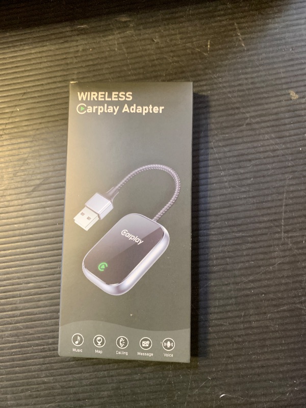 Photo 1 of 2025 Upgraded Wireless CarPlay Adapter for Apple iPhone, Converts Wired to Wireless Car Play Adapter, Auto Connect, Mini Size, Compatible with Cars from 2016 & iOS 10+