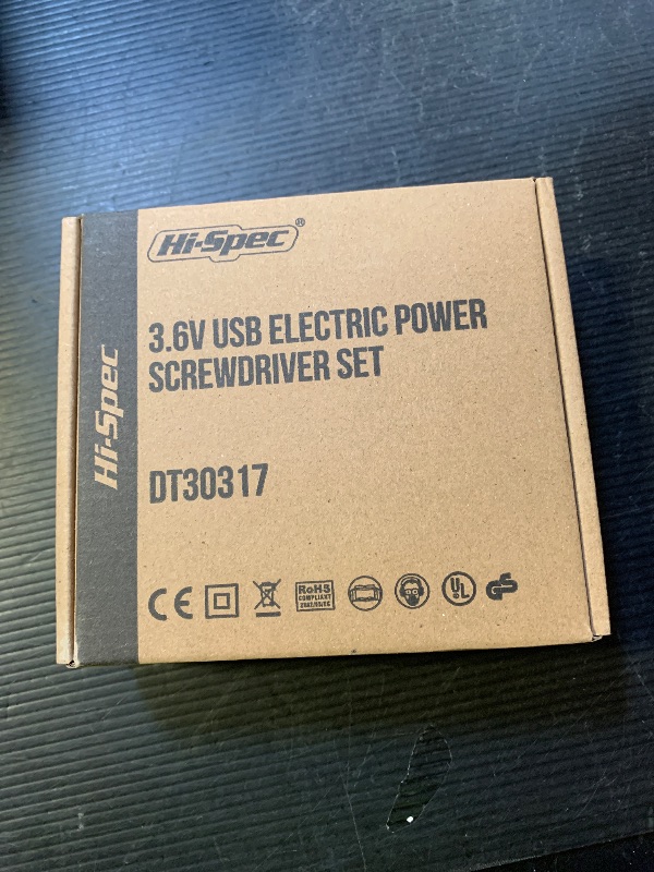 Photo 1 of Hi-Spec Electric Screwdriver 27pc 3.6V Pink USB Small Power Screwdriver Set. Cordless & Rechargeable with Driver Bit Set