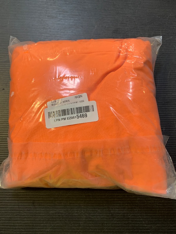 Photo 1 of BDDC Table Covers for 8 Foot Tables, Orange Washable and Wrinkle Resistant Stretch Tablecloths Rectangle 8ft for Events, Wedding, Banquets, Parties