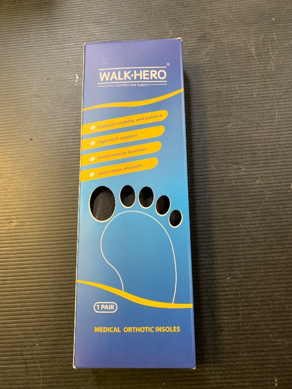 Photo 1 of Plantar Fasciitis Insoles for Men Women - Orthotics Inserts, Shoe Insoles Arch Support Flat Feet Inserts Work Boot Insoles for Standing All Day (Mens 10-10 1/2 | Womens 12-12 1/2)