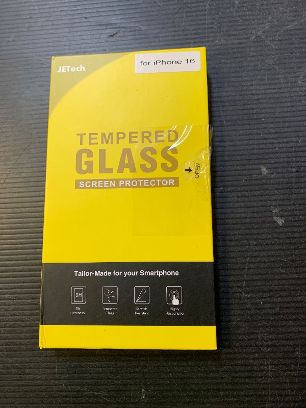 Photo 1 of JETech Privacy Screen Protector for iPhone 16 6.1-Inch, Anti-Spy Tempered Glass Film with Easy Installation Tool, 2-Pack