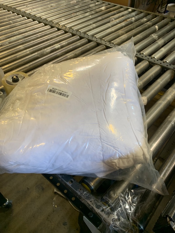 Photo 1 of APSMILE Lightweight Feather Down Comforter Queen Size - Ultra Soft 100% Organic Cotton Quilted Duvet Insert, Thin Bedding Comforter for Warm Weather/Hot Sleepers (90x90, Ivory White)