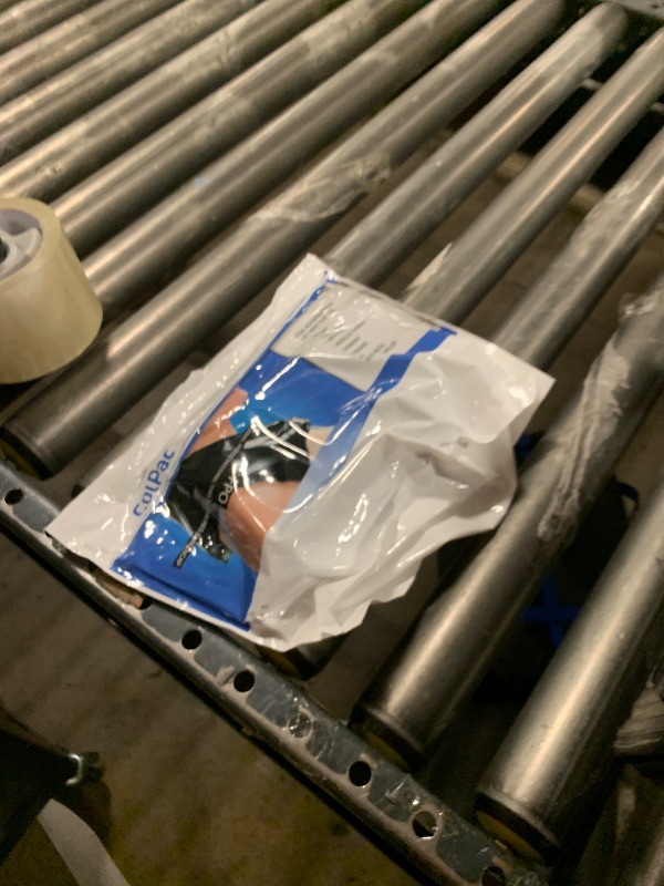 Photo 1 of Chattanooga ColPac - Reusable Gel Ice Pack - Black Vinyl - Neck Contour - 21 inches - Cold Therapy - Knee, Arm, Elbow, Shoulder, Back - Aches, Swelling, Bruises, Sprains, Inflammation