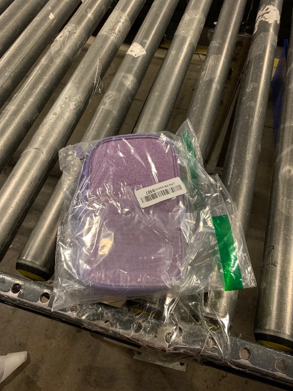 Photo 1 of FYY Electronic Organizer, Travel Cable Organizer Bag Pouch Electronic Accessories Carry Case Portable Waterproof Double Layers Storage Bag for Cable, Cord, Charger, Phone, Large Size, Dark Purple