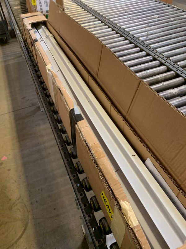 Photo 1 of FAITHSAIL Linkable 8FT LED Shop Light, 110W, 12000 LM [Eqv.350W Fluorescent] 5000K, 8 Foot LED Fixture for Garage, Warehouse, Energy Saving Upto 2500KW*5/Y(5Hrs/Day)-Hang & Flush Mount, White, 4 Pack