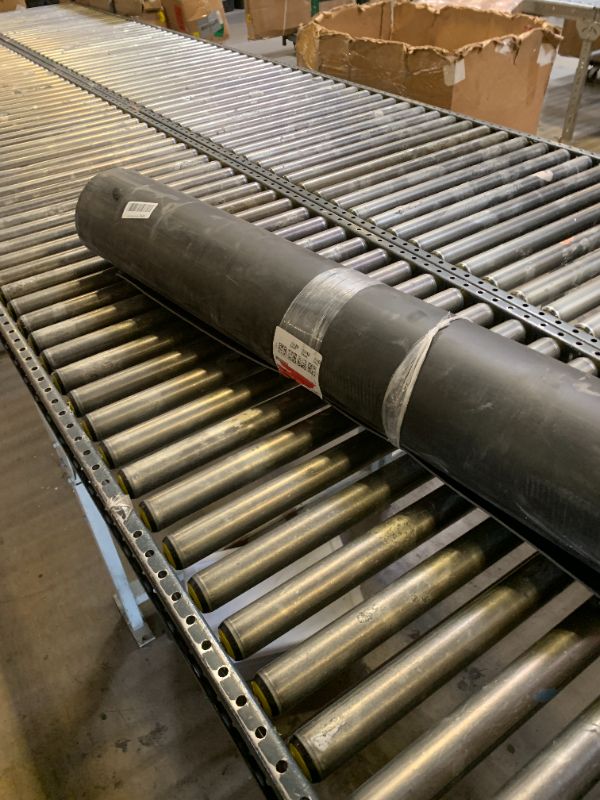 Photo 1 of Rubber-Cal Rubber Flooring Rolls - 6mm x 4ft Wide x 4ft Long Roll - Black Rubber Mat