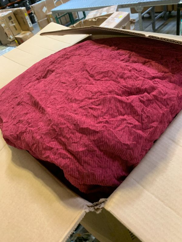Photo 1 of RED BEAN BAG CHAIR 