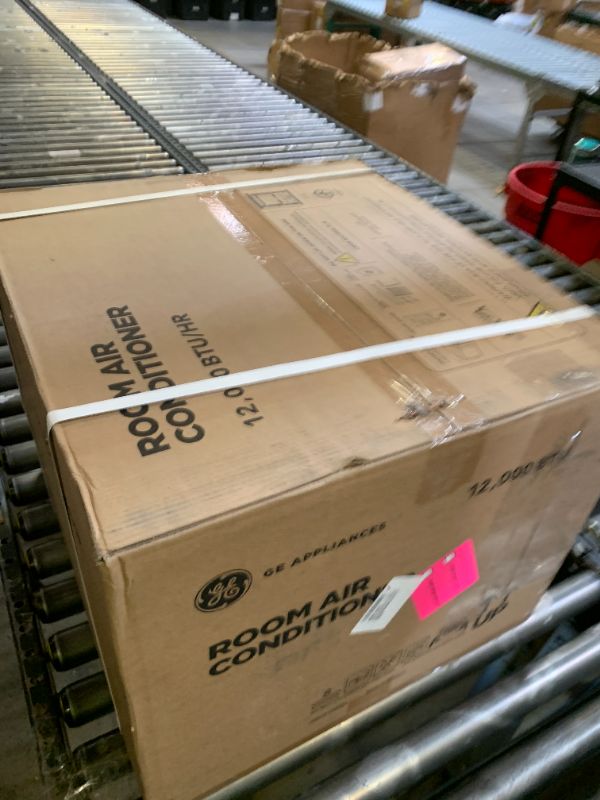 Photo 1 of GE Window Air Conditioner 12,000 BTU for Rooms up to 550 sq ft., Wi-Fi Enabled, Energy-Efficient Cooling for Large Rooms, Easy Install Kit, Control Using Remote or Smartphone App, White