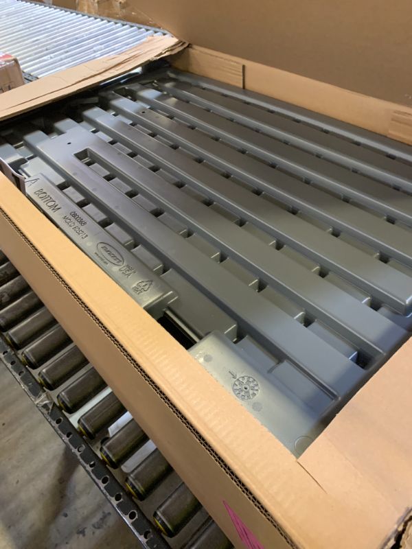 Photo 1 of Suncast Lockable Outdoor Cabinet Storage for Patio, Garden and Backyard, 97 Gal, Cool Gray