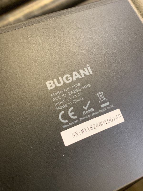 Photo 1 of BUGANI Bluetooth Speaker, 80W Powerful Portable Wireless Speaker IPX7 Waterproof, Outdoor Loud Speakers with Handle 24H Playtime, Support Microphone AUX USB Suitable for Party, Pool, Singing