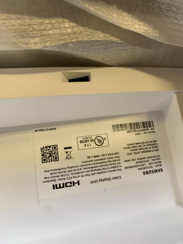 Photo 1 of SAMSUNG 57" Odyssey Neo G9 (G95NC) Series Dual 4K UHD 1000R Curved Gaming Monitor, 240Hz, 1ms with DisplayPort 2.1, Quantum Mini-LED, DisplayHDR 1000, AMD FreeSync Premium Pro, LS57CG952NNXZA