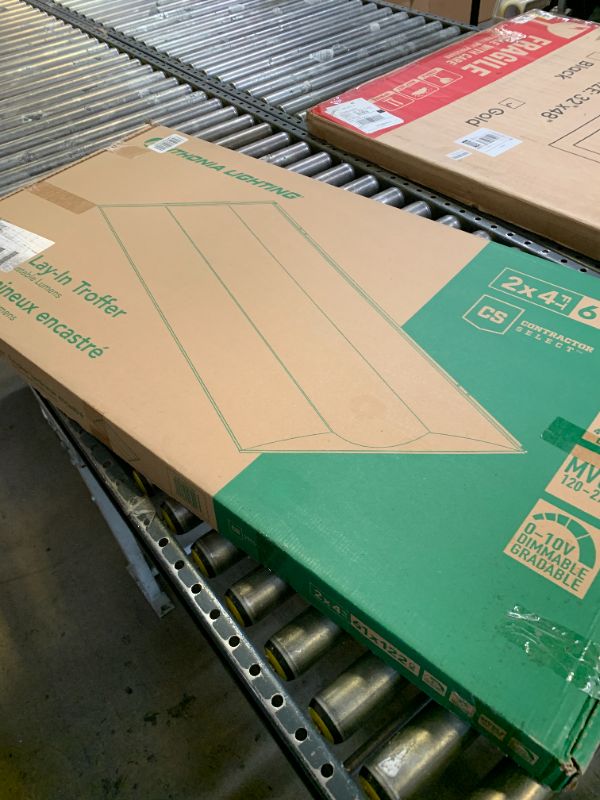 Photo 1 of Lithonia Lighting STAKS 2X4 ALO6 SWW7 LL Stack LED Troffer Downlight with 3000 to 5000 Adjustable Lumens and 3500 to 5000K Switchable CCT, 2 Feet by 4 Feet, White