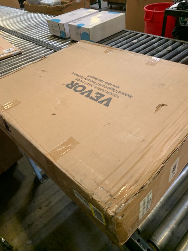 Photo 1 of VEVOR Shower Curb Kit, 38"x60" Watertight Shower Curb Overlay with 4" ABS Central Bonding Flange, 4" Stainless Steel Grate, 2 Cuttable Shower Curb and Trowel, Shower Pan Slope Sticks Fit for Bathroom