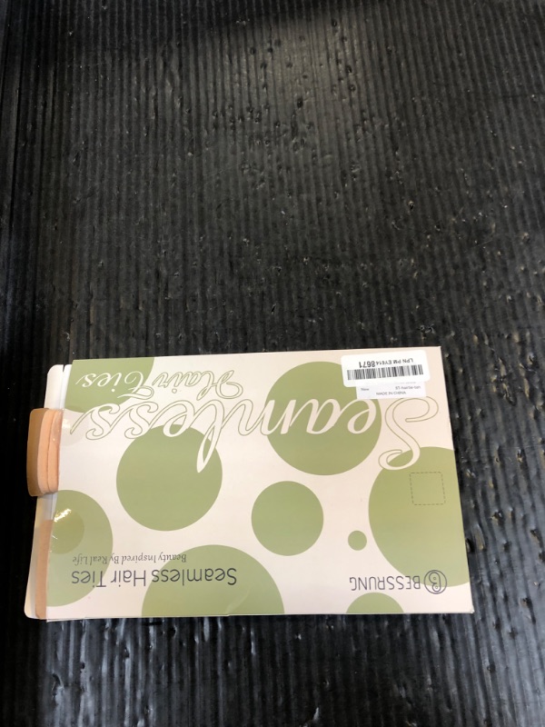 Photo 1 of 100 Pcs Thick Seamless Tan Hair Ties, Ponytail Holders Hair Accessories No Damage for Thick Hair (Light Blonde Colors)