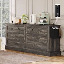 Photo 1 of DWVO Farmhouse 6-Drawer Dresser