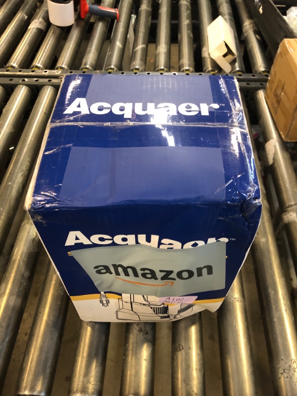 Photo 1 of Acquaer 1/2 HP Automatic Sump Pump, 2450 GPH Submersible Water Pump with 3/4”Garden Hose Check Valve Adapter and 19ft Cord, Thermoplastic Utility Transfer Pump for Flooded Basement Pools Tub Draining