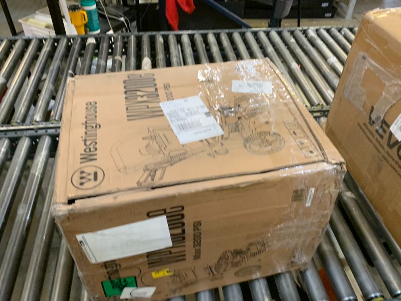Photo 1 of Westinghouse WPX3200e Electric Pressure Washer, 3200 PSI and 1.76 Max GPM, Induction Motor, Onboard Soap Tank, Spray Gun and Wand, 5 Nozzle Set, for Cars/Fences/Driveways/Homes/Patios/Furniture, Blue