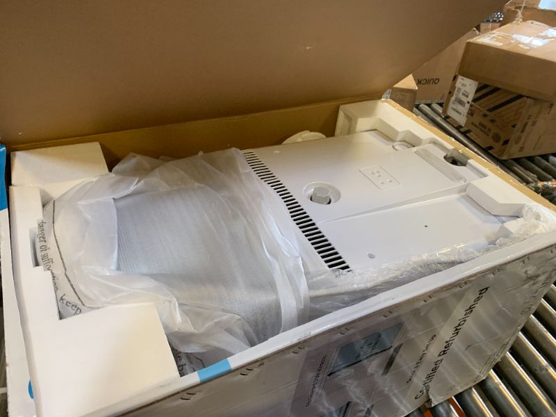 Photo 1 of Midea Duo 14,000 BTU(12,000 BTU SACC) High Efficiency Inverter, Quiet Portable Air Conditioner, Cools up to 550 Sq.Ft., Works with Alexa/Google Assistant, Includes Remote Control&Window Kit (Renewed)